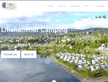 Tablet Screenshot of lillehammer-camping.no